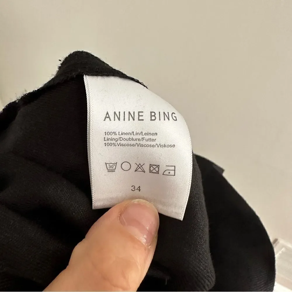 Anine Bing Thalia Linen Trousers